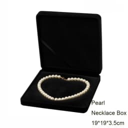 Black Velvet Full Range Jewelry Box Ring Earrings Storage Bracelet Box Pendant Necklace Jewelry Storage Box Gift Box