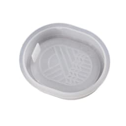 Camellia Plaster Hanging Plate Silicone Mold Wardrobe Car Fragrances Aromatherapy Epxoy Resin Mould DIY Casting Tool