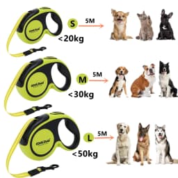 5M Luxury Pet Dog Leashes Retractable Dog Leash For Large Medium Dogs Cat Puppies Accessories Small Automatic Extension Lanyard