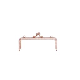 Square Glossy Gold Basic Metal Purse Frame Kiss Clasp Lock DIY Bag Accessories 8.5/10.5/12.5/15/18/20.5 CM Bag Frame Buckle