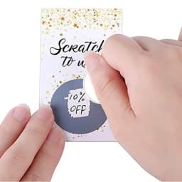 300Pcs 2.5cm/1inch Round Gold/Silver Self-adhesive Scratch Label Stickers,Can Be Used For Scratch Cards, Wedding Gift Cards
