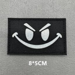 3D Tactical Patches IR Reflective Badge on Backpack Vest Clothing DIY Morale Tactical Badges Hook&Loop Laser Cut Supplies