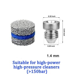 New Foam Cannon Orifice Nozzle Tips and Foam Maker Mesh Filter 0.9MM to 1.4MM Foam Generator For Washing Automotive