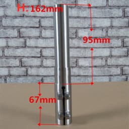 CNC Bicycle Accessories Titanium MTB Road Bike Fork Stem Rise 102mm Handlebar Raise Adapter Cycling Fork Head Tube Heightene