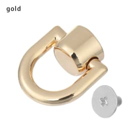 1Pcs Metal Bag Rivet Nail Buckle Studs Button Handbag Belt Hanger Leather Craft Luggage Bag Buckle Tong Snap Hardware Accessorie