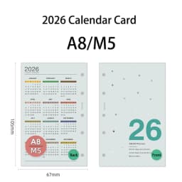 8 Sheets Morandi Color Index Stickers Self Adhesive Categorized Label Tag Marker Paper for Diary Agenda Planner Writable Sticker