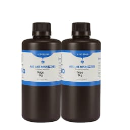KINGROON Water Washable Resin ABS-Like for 3D Printer Photon Mono X 2KG 405nm Standard Photopolymer Resin for LCD 3D Printing