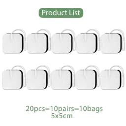 10/20/50Pcs Tens Electrode Pads Gel Electric Patches For Reusable Acupuncture Body Massager Pulse EMS Muscle Stimulator Sticker
