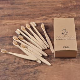 10Pcs Bamboo Toothbrush Eco Friendly Wooden Tooth Brush BPA Free Soft Bristle Tip Charcoal Adults Oral Care Toothbrushes