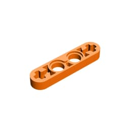 MOC PARTS GDS-690 Technical, Liftarm Thin 1 x 4 - Axle Holes compatible with lego 32449 pieces of children's toys