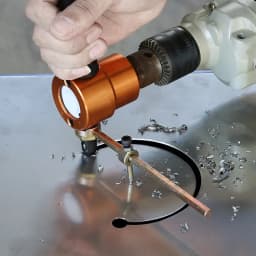 Electric Sheet Metal Cutting Double Head Nibbler Blade Saw Cutter Tool Drill Accessory Machine Punching Shears Modification