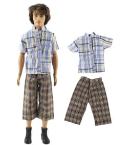 1 Set Doll Clothes Outfit for 12 inch Ken Doll Many Style for Choice A02
