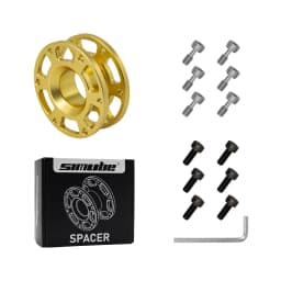Simube Steering Wheel Spacers With 70 mm Bolt Pattern, Featuring CNC Machining and Anodized