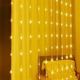 Curtain Fairy Light Waterfall 3x3m 280 LEDs Window Light 5V USB Waterproof Outdoor String Light for Christmas Patio Wall Decor