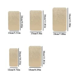 5 Size PU Leather Handbag Base Shaper Useful Solid Color Bag Support Bag Bottom Insert Bag Shaper Holder DIY Bottom Plate Pad