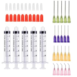 5 Pcs/Set Dispensing Syringe Blunt Needles 5ml Syringes, Needle 14G 15G 18G 20G 21G