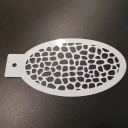 PET Stencil For Face Body Face Painting Paint Reusable Templates For Body Arts Cosplay Halloween Christmas Party