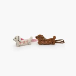 Backpack Accessory Sweet Little Dog Pendant Lipstick Dog Decorations Rearview Mirror Accessory Cute School Shopping