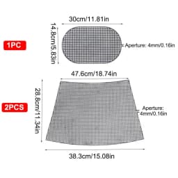 1 Set Black/White Plastic Mesh Canvas Bag Sheets Plastic Net Cover DIY Crafting Handbag Accessories Acrylic Yarn Crafting Knit