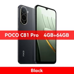POCO C81 Pro Smartphone Global Version 6.9" 120Hz display 6000mAh Battery 15W 13MP Camera UNISOC T7250