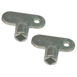 2pcs Radiator Exhaust Valve Key Square 5×5mm Radiator Accessories Zinc Alloy Material Socket For Standard Heating Valves