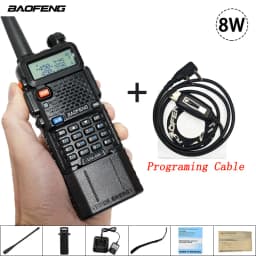 BAOFENG Walkie Talkie UV-5R Upgraded Version Enlarge Battery Real 3800mAh Support Type-C Charging UV5R Two Way Radios Original