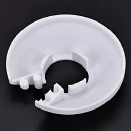 5Pcs Radiator Pipe Collars Shower Faucet Angle Valve Pipe Plug Decoration Cover Snap-on Plate Kitchen Faucet Accessories