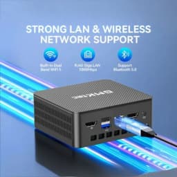GMKtec G3S Mini PC Intel N95 3.4GHz Dual DDR4 Dual M.2 SSD 4K Dual HDMI WiFi 5 BT5.0 Gigabit LAN Desktop Computer