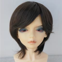 JD081 1/12 1/8 1/6 1/4 1/3 Synthetic Mohair Doll Accessories Short Girlish Cut Lati White&Yellow OB11 YOSD MSD SD BJD Wigs