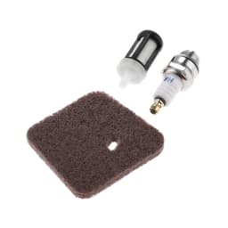 3Pcs/set Air Fuel Filter Spark Plug Replacement For Stihl FS38 FS45 FS46 FS55 FC55 HS45 KM55 HL45 String Trimmer 4140 124 2800