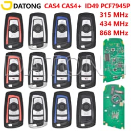 Datong World Car Smart Key For BMW F 1 2 3 4 5 6 7 CAS4+ FEM System 315Mhz/433Mhz/868Mhz ID49 Chip Auto Remote Key Keyless Entry