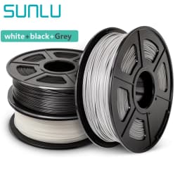 SUNLU 3 Rolls PLA PETG 3D Filament 1KG 1.75mm +/-0.02MM 3D Printing Filament Neatly Wound Filament Vacuum Packing Fast Shipping