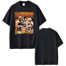 Limited Connor Mcgregor The Notorious Graphic Tee Shirt Men Women Fashion Retro Classic T Shirt Casual Cotton Oversized T Shirts