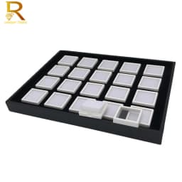Wholesale Jewelry Gem Display Box Case Loose Diamond Storage Tool Coin Jar Show Tray Gem Pot Gemstone Organizer Holder Container