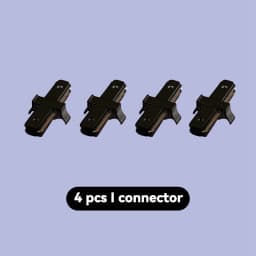 Track Light Rail Set 2 Wire Lighting Fixture 0.5M 1M Spot Led Track Lamp for Living Room Straight/L Shape Connectors Ceiling Box
