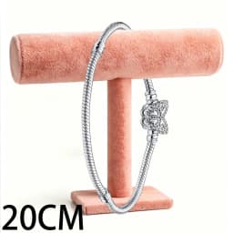2026 New 925 Silver Double Leather Rope Women's Logo Love Heart Butterfly Bracelet Display Tool Exquisite DIY Charm Jewelry