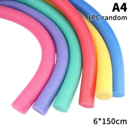 1Pc Random Color Swimming Pool Foam Noodle Float Aid Swim Noodles Ring Buoyancy Stick 65×1500mm; 70×1300mm; 75×1500mm; 60×1500mm