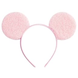 1pc Fashion Woolen Hairband Simple Solid Color Mickey Mouse Ear Headband Daily Party Theme Park Wear Women Hair Accessory