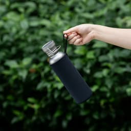 Boundless Voyage Wide Mouth Titanium Water Bottle Reusable Sport Drinking Bottle for Camping Hiking Picnic Climbing Running