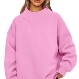 Womens-Oversized-Mock-Neck-Sweatshirt-Shoulder-Cut-Out-Design-Solid-Color-Long-Sleeve-Autumn-Lazy-Fit-Casual-Commuter-Pullover-T