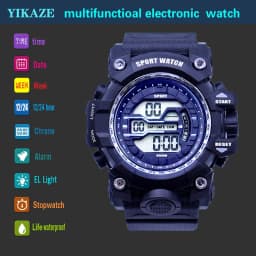 NEW Digital Watch for Man Luminous Alarm-clock Men's Sports Watches Multifunction Fitness Electronic Watch for Kids Teen