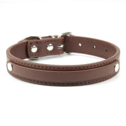 24 PCS Wholesale Plain PU Leather DIY Name ID Dog Collar Custom Letters Charms Puppy Cat Neck Strap Collars for Small Medium Dog