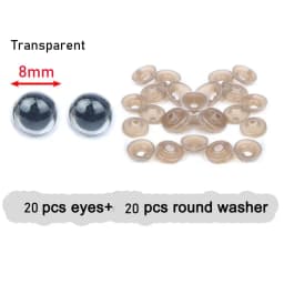 100/500 Pcs Black Safe Plastic Eyes Doll Eyes for DIY Dolls Making Toys Bear Eye Amigurumi Doll Accessories