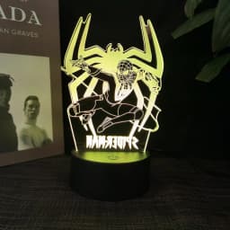 3D acrylic LED night light Spider Man visual 16 color gradient touch switch USB desk lamp holiday gift home decoration