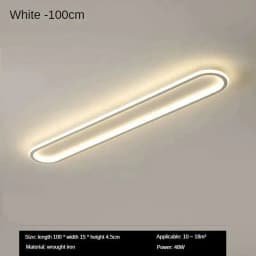 Long Strip LED Ceiling Lights Modern Simple Corridor Aisle Balcony Cloakroom Bedroom Porch Lamp Home Indoor Decor Lighting Lamps