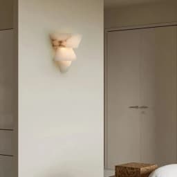 Natural Alabaster Wall Sconces Marble Wall Lamp Bathroom Vanity Light Fixtures White Stone Wall Mount Lamp for Bedroom