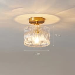 Modern Pendant Ceiling Lamp with Glass Shade for Kitchen Aisle Balcony Bedroom Home Art Deco Led Ceiling Lights Fixtures E27