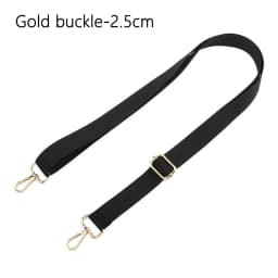 Fashion Black Nylon Shoulder Bag Strap Adjustable Replacement Detachable Belt for Women Men Messenger Bags Handle Handbag Belt