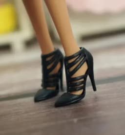 Doll shoes boots high heels flat shoes new styles purple accessories for your BB dolls BBI201013B