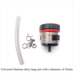 AEM oil cup integrated titanium alloy for Brembo RCS/CC direct push up pump brake AEM oil pot